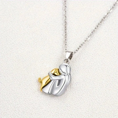 Halsketting met Hondenpoot en Hart – Elegant Sieraad voor Hondenliefhebbers