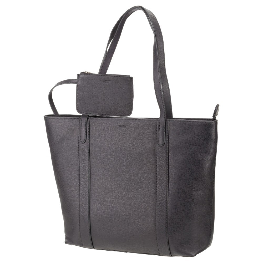 Laptop Tas - Dames - Luxe 13" Work Tote Bag van Hoogwaardig Leer met Ruime Opbergruimte en Stijlvol Ontwerp