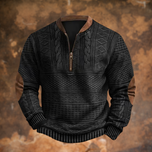 Half-Zip Gebreide Trui – Zachte, Comfortabele Trui met Tijdloos Design & Moderne Details