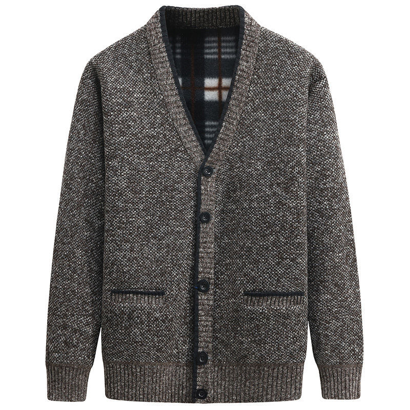 Heren V-Hals Cardigan - Comfortabel en Stijlvol - Perfect voor de Winter