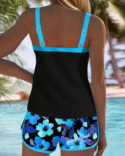 Tweedelig tankini set dames zomerbadmode