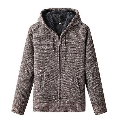 Herenstrickjacke - Zacht Fleece & Stijlvol Design - Perfect voor de Winter