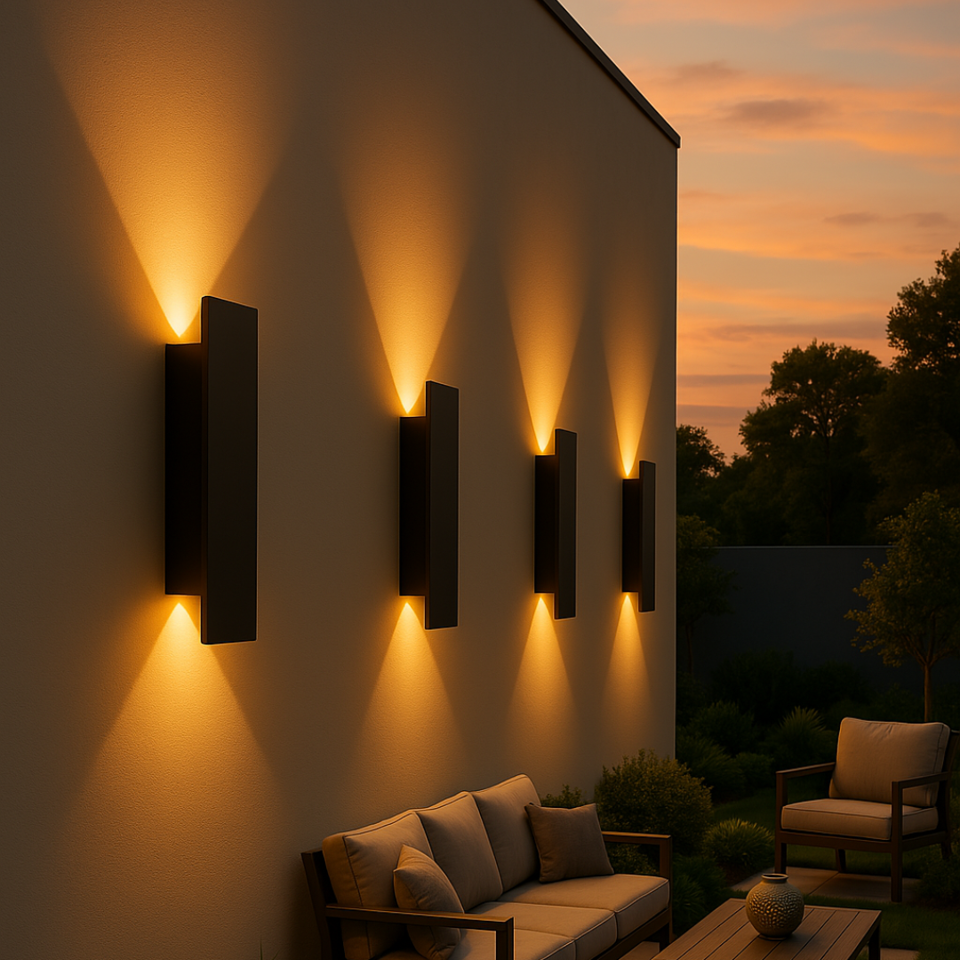 LED wandlamp buiten minimalistisch – Weerbestendig IP65 en energiezuinig