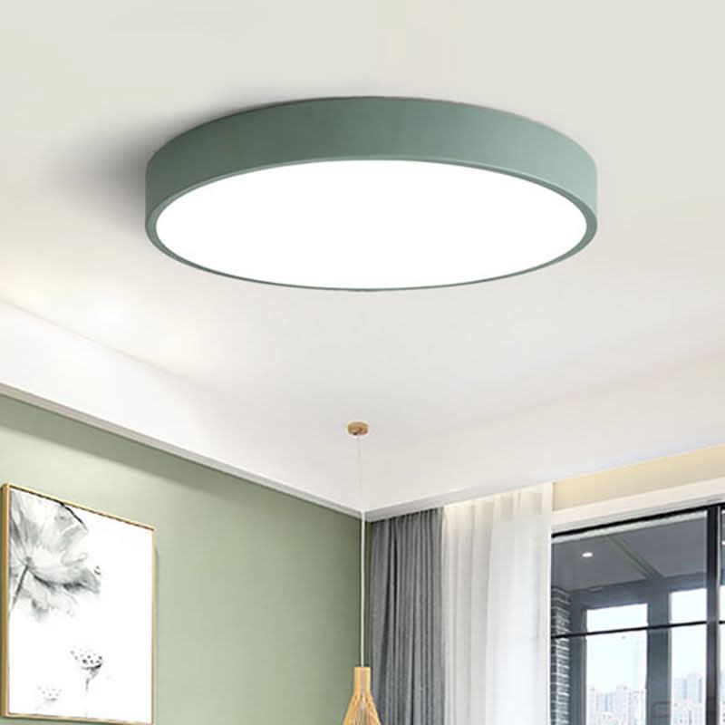 Plafondlamp in Roze en Grijs met Warmwit Licht