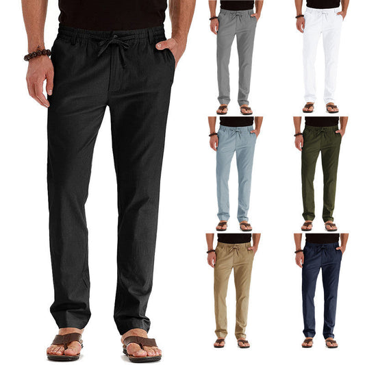 Elastische Heren Business-Casual Broek - Comfort en Stijl voor Werk en Vrije Tijd