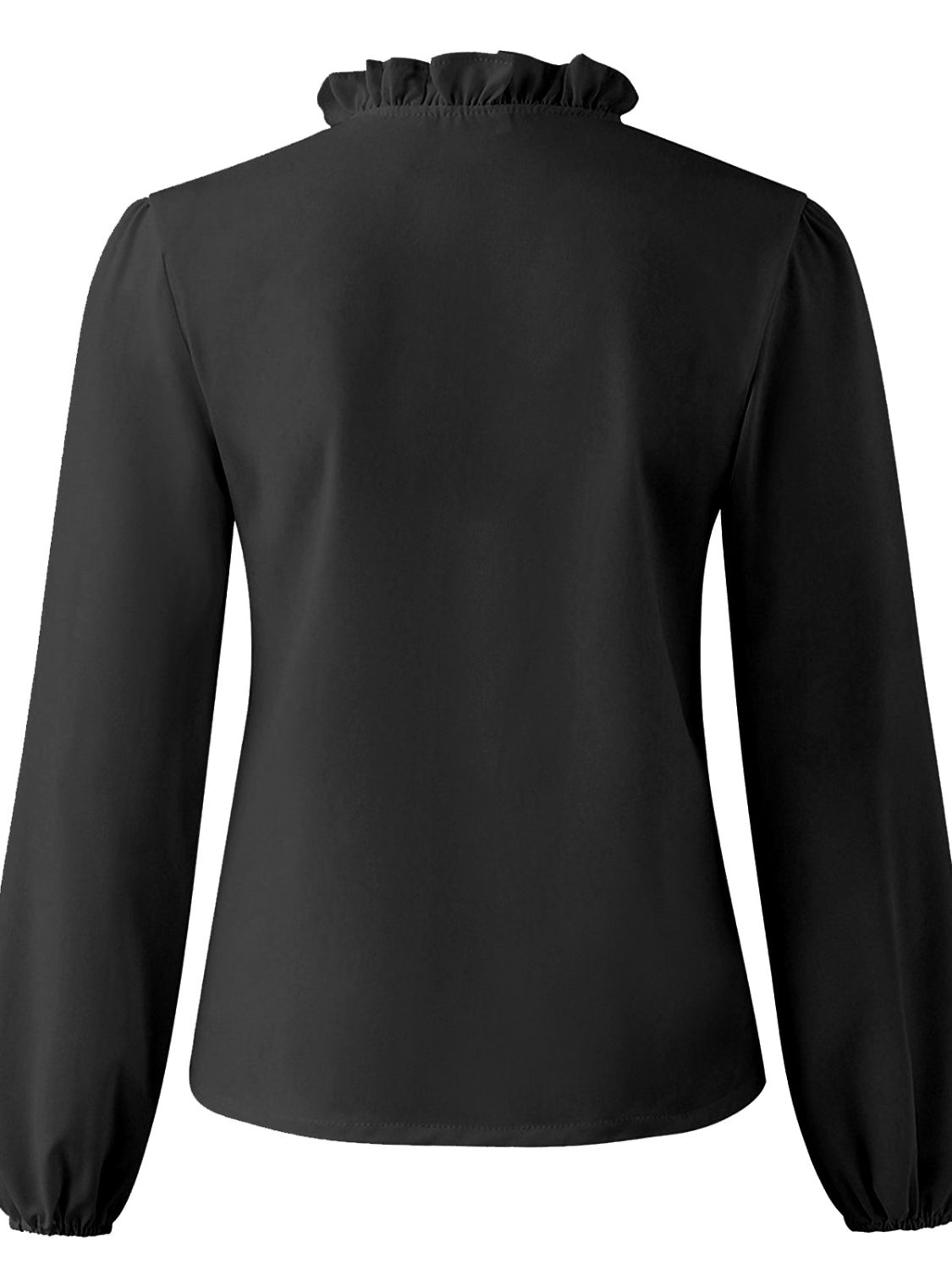 Blouse dames met ruche - detailfoto
