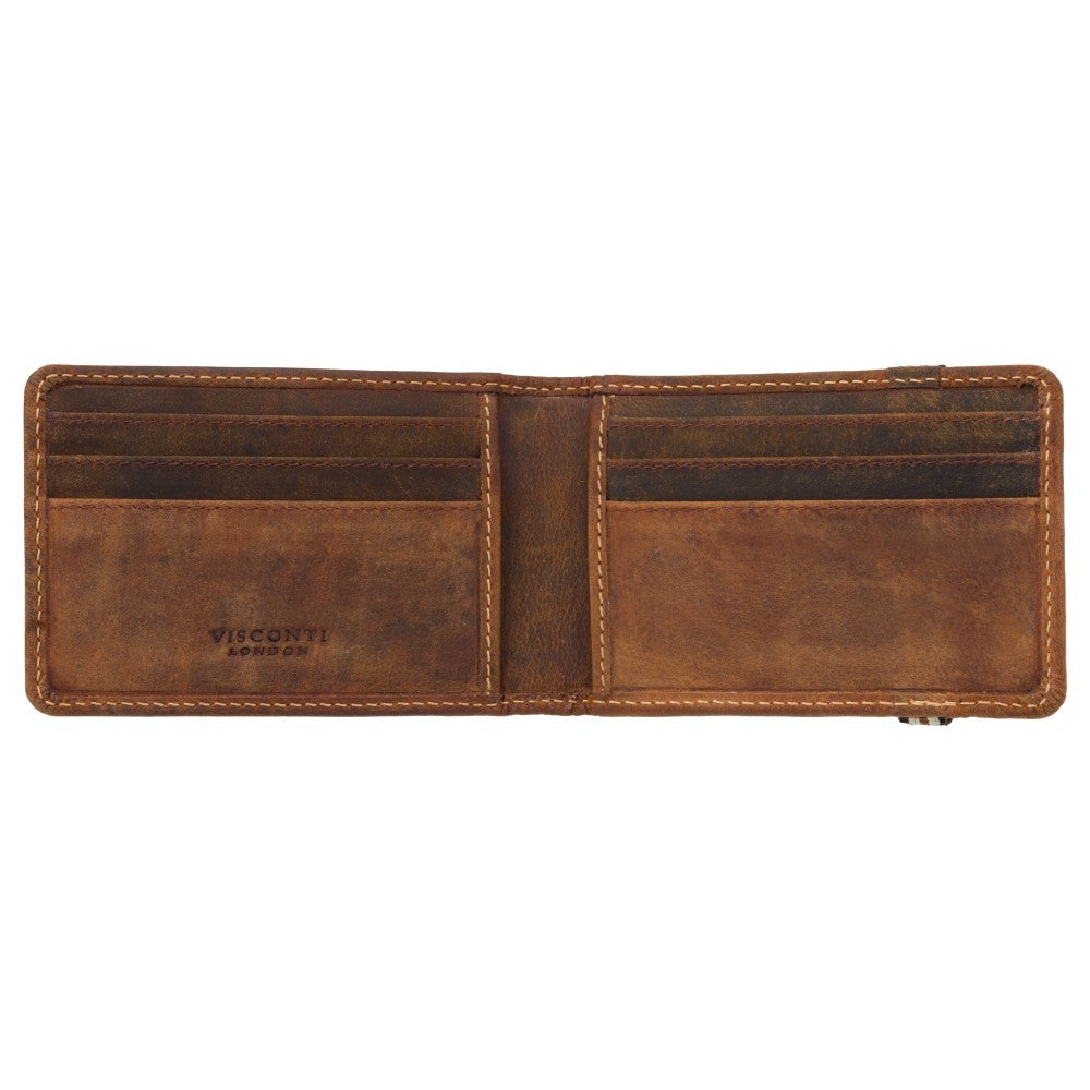 Banded Card Wallet - Unisex - Stijlvolle en Dunne Portemonnee van Hoogwaardig Leder met Elastische Band