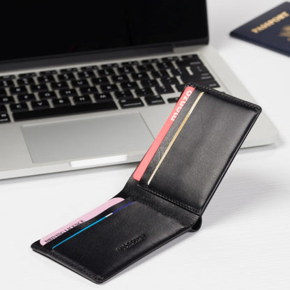 Cash & Card Wallet - Unisex - Stijlvolle Leer Portemonnee met Rits en Meerdere Kaartvakken voor Geld en Kaarten