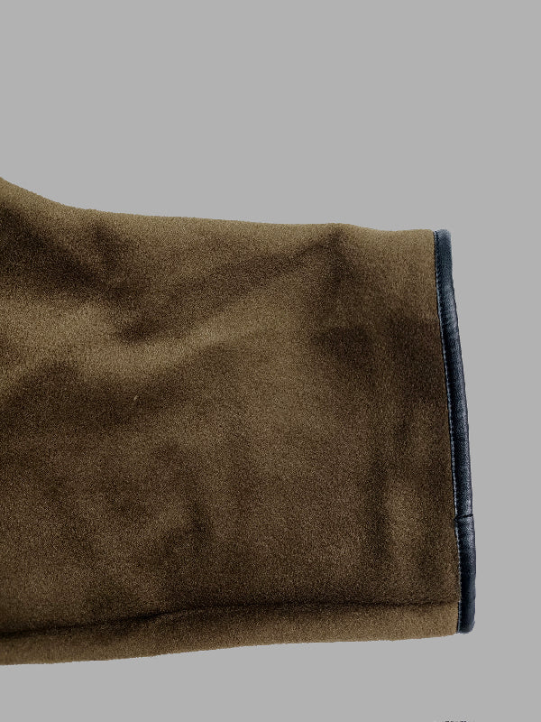 Cape jack dames cropped met hoge opstaande kraag