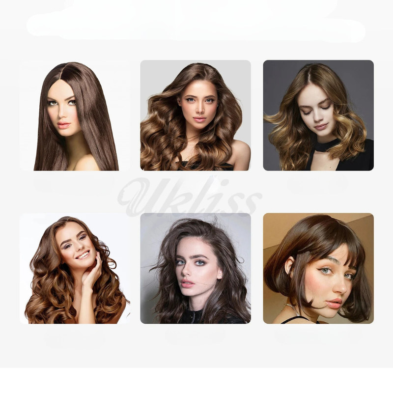 ThermaCurl Keramische Haarkruller en Styling Borstel - 3-in-1 Krultang met Toermalijn