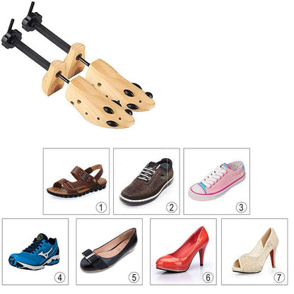 Houten schoenspanner verstelbaar - per stuk - productfoto