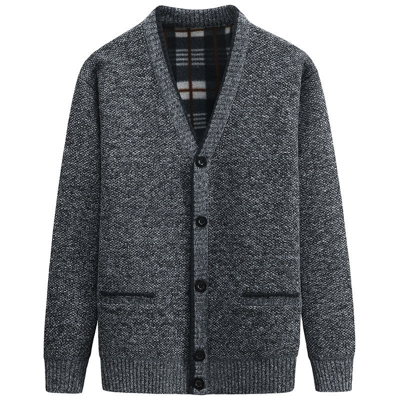 Heren V-Hals Cardigan - Comfortabel en Stijlvol - Perfect voor de Winter