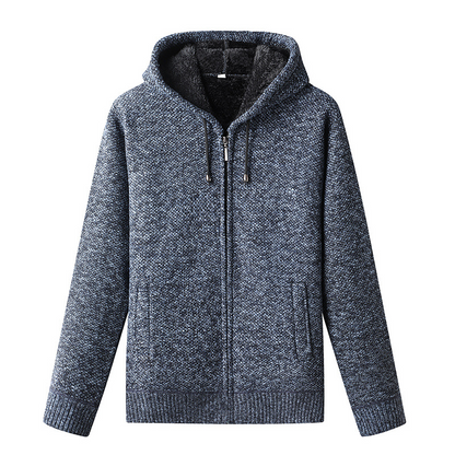 Herenstrickjacke - Zacht Fleece & Stijlvol Design - Perfect voor de Winter