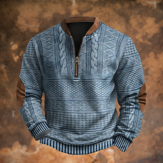 Half-Zip Gebreide Trui – Zachte, Comfortabele Trui met Tijdloos Design & Moderne Details