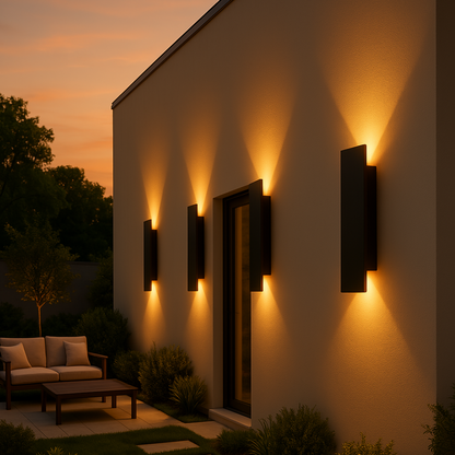 LED wandlamp buiten minimalistisch – Weerbestendig IP65 en energiezuinig