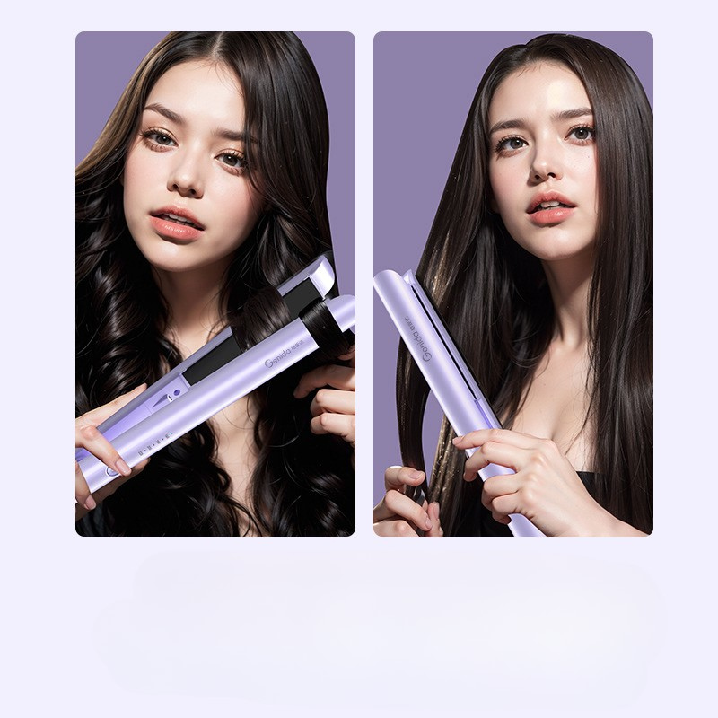 SteamPro Professionele Stoomstijlmachine - 2-in-1 Stoom Stijltang en Krultang met Keramische Platen