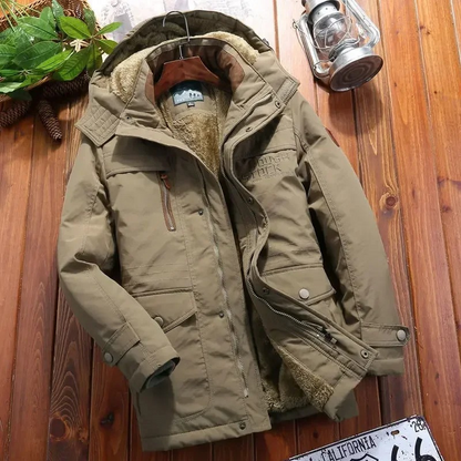 Parka Winterjas Heren - Warme Voering en Beschermende Capuchon voor Outdoor & Casual