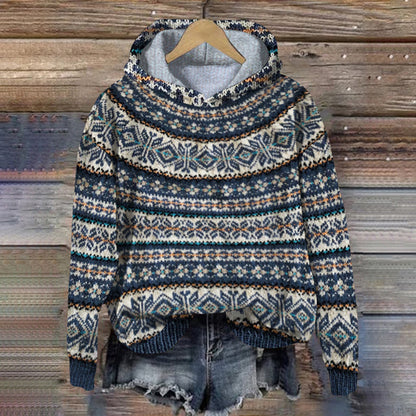 Carol Dames Hoodie - Scandinavisch Design en Comfort voor de Winter