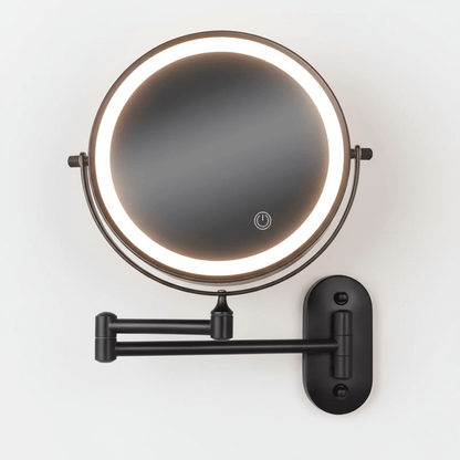 Make-up spiegel - LED Vergrotingsspiegel Draadloos en Instelbaar Licht