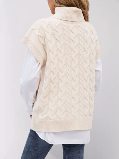 Trui dames met col en kapmouw - detailfoto