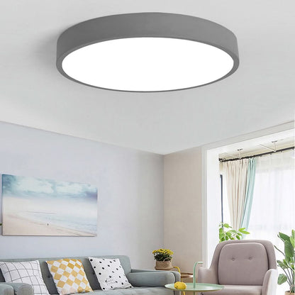 Plafondlamp in Roze en Grijs met Warmwit Licht