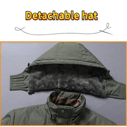 Parka Winterjas Heren - Warme Voering en Beschermende Capuchon voor Outdoor & Casual