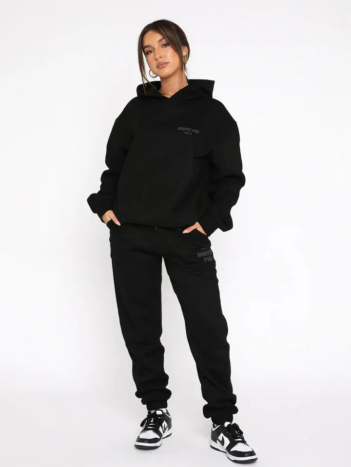 Trendy Dames Trainingspak – Zachte Hoodie en Joggers voor Comfort en Stijl