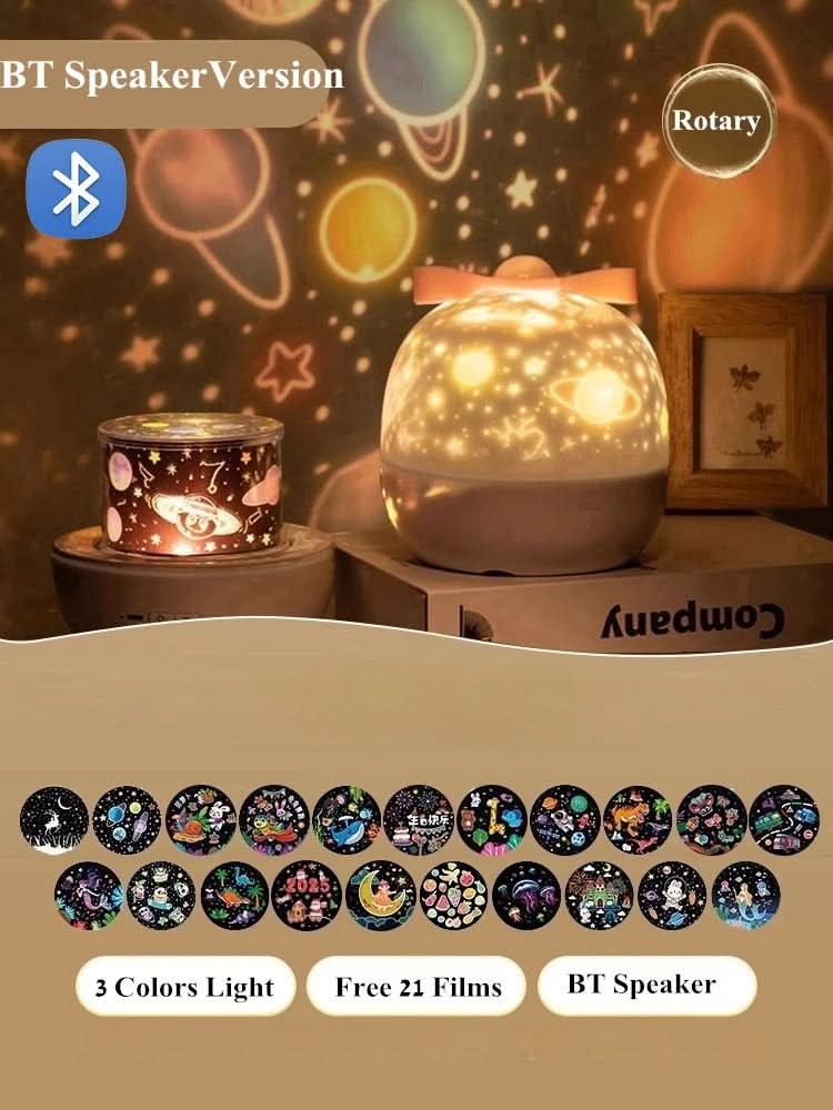 DreamNova Sphere sterrenprojector nachtlampje voor rustige kinderkamer