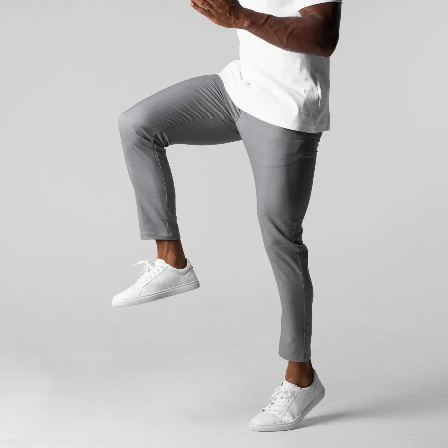 Chino Broek - Heren Slim Fit - Elastische Taille - Stijlvol en Comfortabel