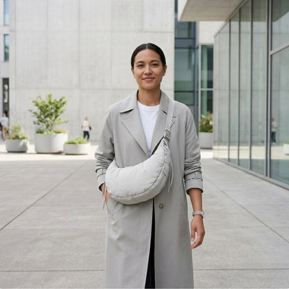 Crossbody tas gebogen model - unisex - productfoto