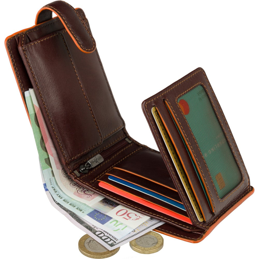 RFID Portemonnee - Unisex - Morgex Cash & Coin Wallet met Rits voor Veiligheid en Organisatie