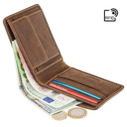 Slimme Wallet - Unisex - Bronte Cash & Card Wallet met RFID-bescherming en slank ontwerp voor optimaal gebruiksgemak