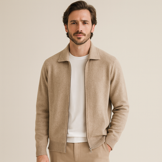Heren Vest met Rits — Comfortabel, Tijdloos en Veelzijdig