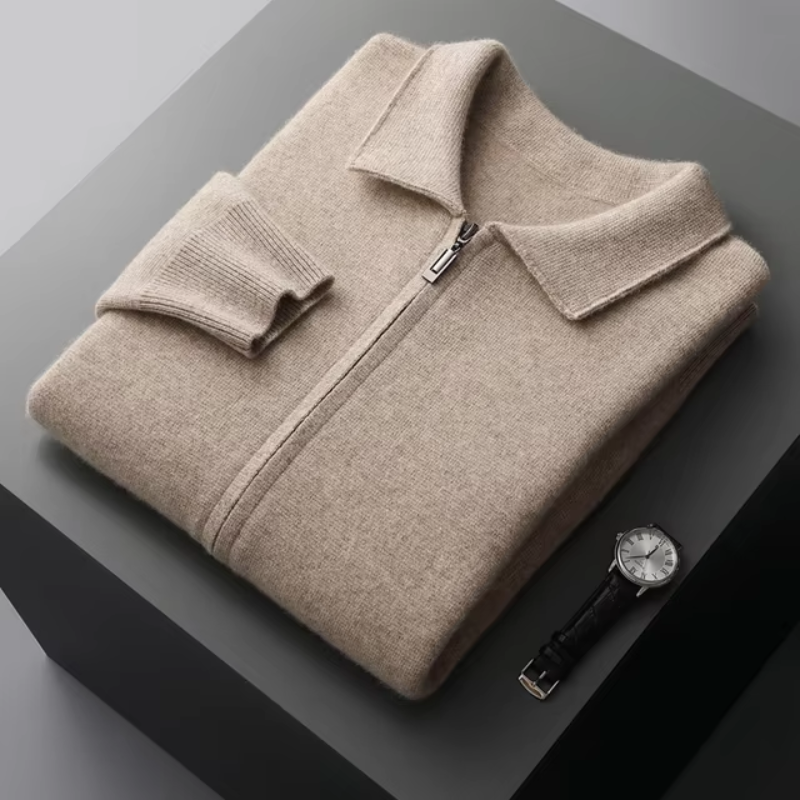 Heren Vest met Rits — Comfortabel, Tijdloos en Veelzijdig