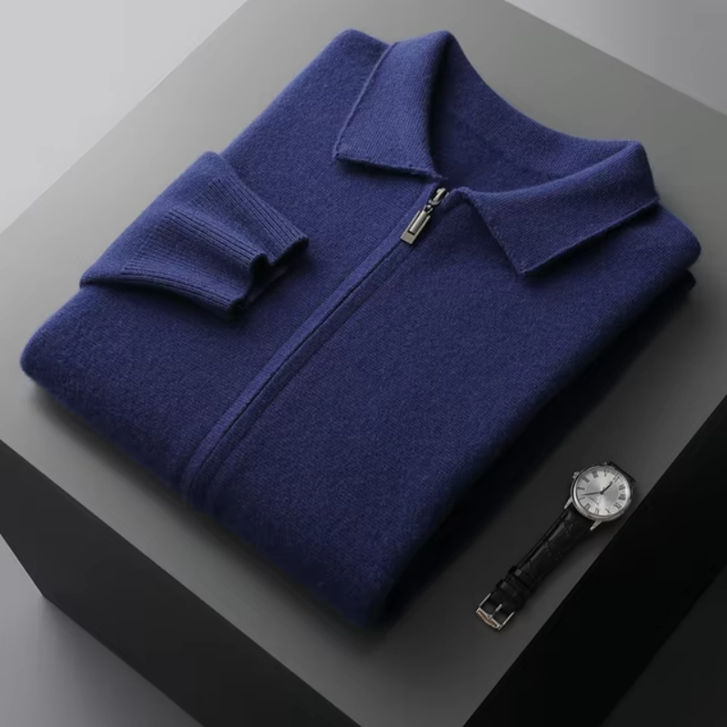 Heren Vest met Rits — Comfortabel, Tijdloos en Veelzijdig