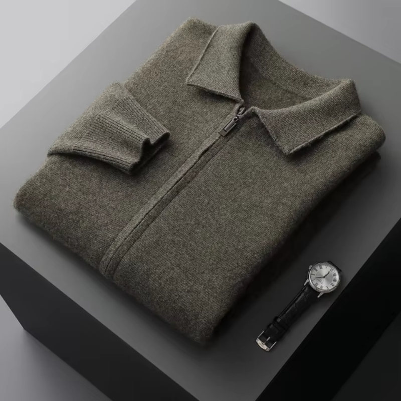 Heren Vest met Rits — Comfortabel, Tijdloos en Veelzijdig
