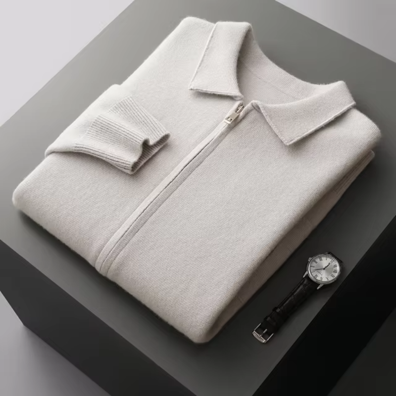 Heren Vest met Rits — Comfortabel, Tijdloos en Veelzijdig