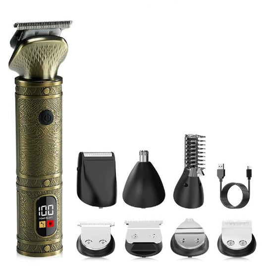 Baard trimmer 6-in-1 met Opbergstandaard en Precisie-instellingen
