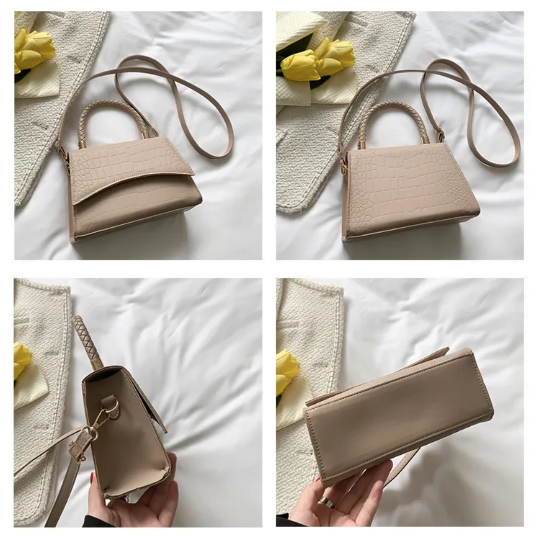 PU-Leren Handtas – Klassiek & Stijlvol Design met Crossbodyband en Duurzame Afwerking