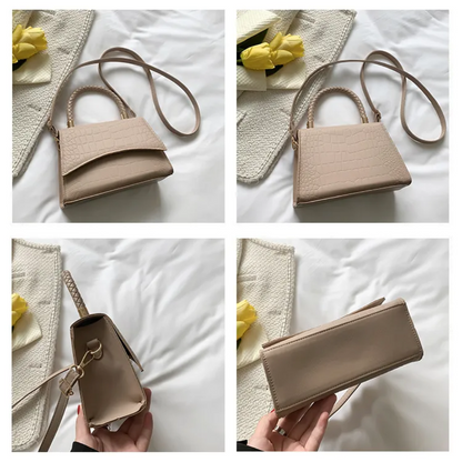 PU-Leren Handtas – Klassiek & Stijlvol Design met Crossbodyband en Duurzame Afwerking