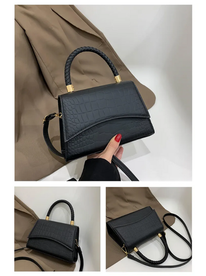 PU-Leren Handtas – Klassiek & Stijlvol Design met Crossbodyband en Duurzame Afwerking