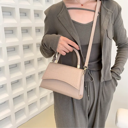 PU-Leren Handtas – Klassiek & Stijlvol Design met Crossbodyband en Duurzame Afwerking