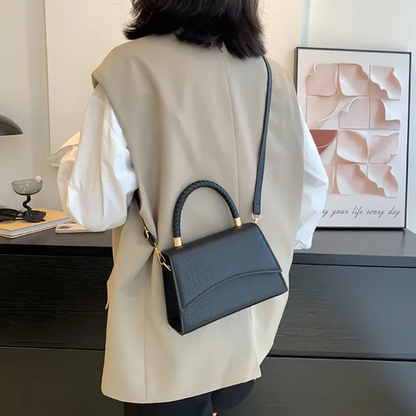 PU-Leren Handtas – Klassiek & Stijlvol Design met Crossbodyband en Duurzame Afwerking