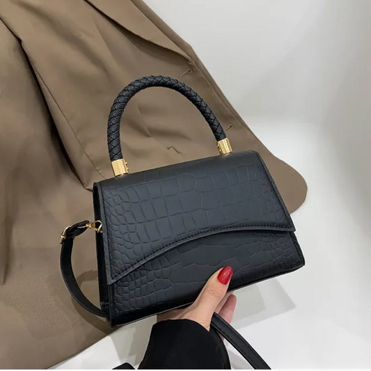 PU-Leren Handtas – Klassiek & Stijlvol Design met Crossbodyband en Duurzame Afwerking