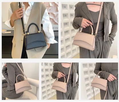 PU-Leren Handtas – Klassiek & Stijlvol Design met Crossbodyband en Duurzame Afwerking