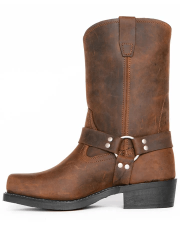 Leren harness boots – Waterdicht - stoere herenlaarzen met hittebestendige zool