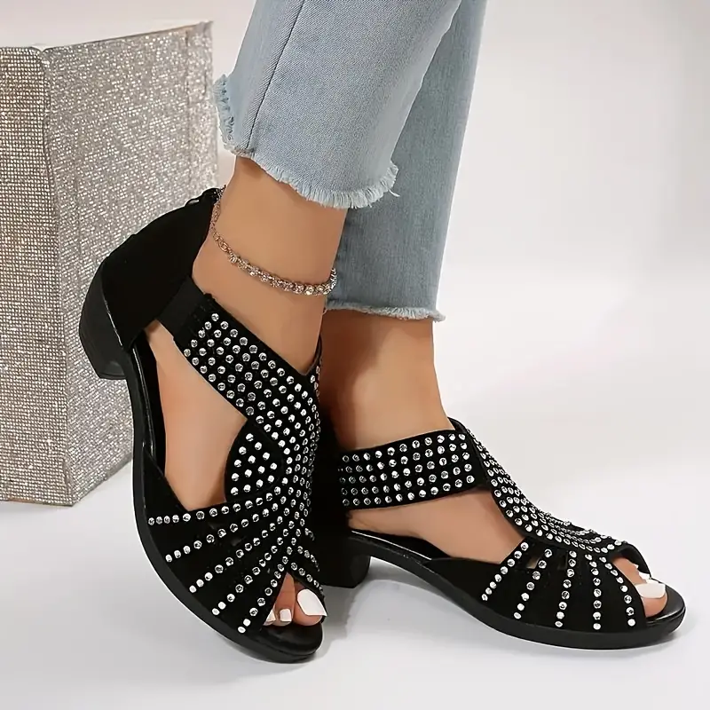 Sandalen met Nayrubi-stenen - Elastische Band - Comfortabele Zool