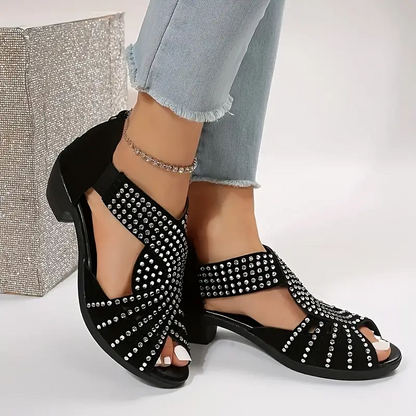 Sandalen met Nayrubi-stenen - Elastische Band - Comfortabele Zool