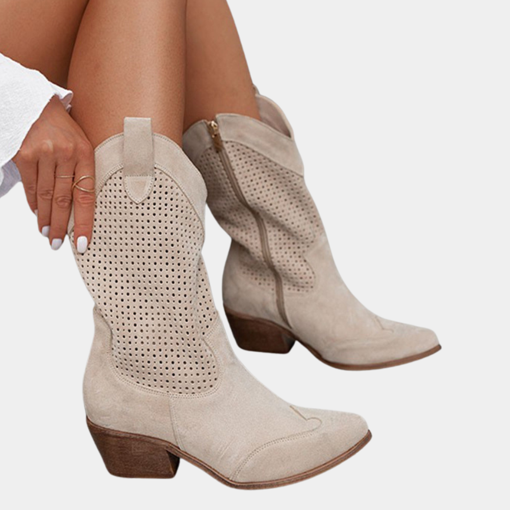 Orthopedische cowboylaarzen dames - stoere comfortabele western laarzen