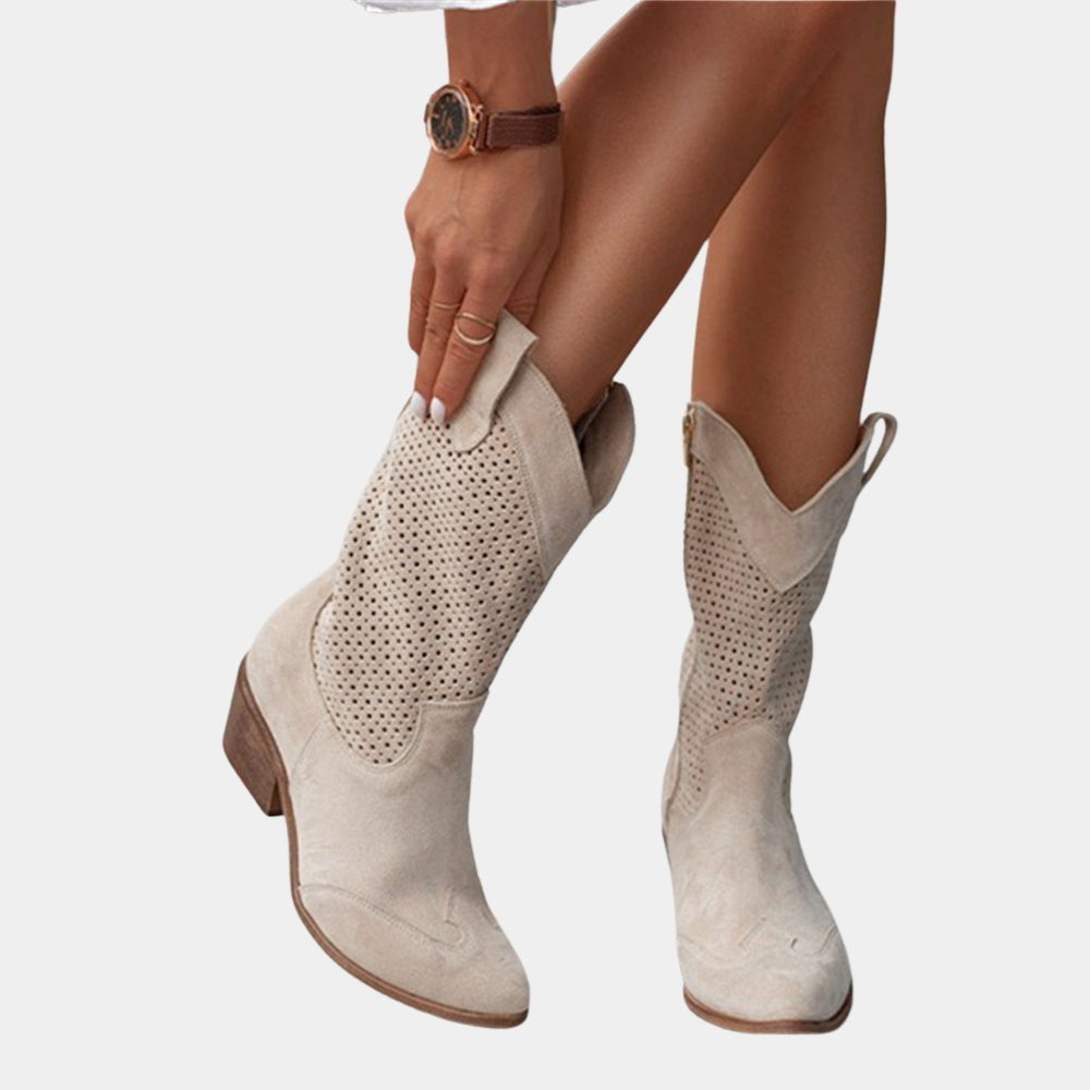 Orthopedische cowboylaarzen dames - stoere comfortabele western laarzen